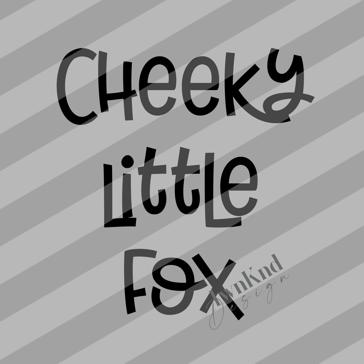 Cheeky little fox