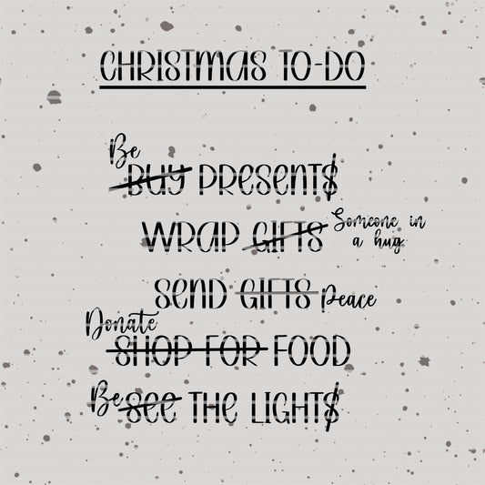 Christmas to do